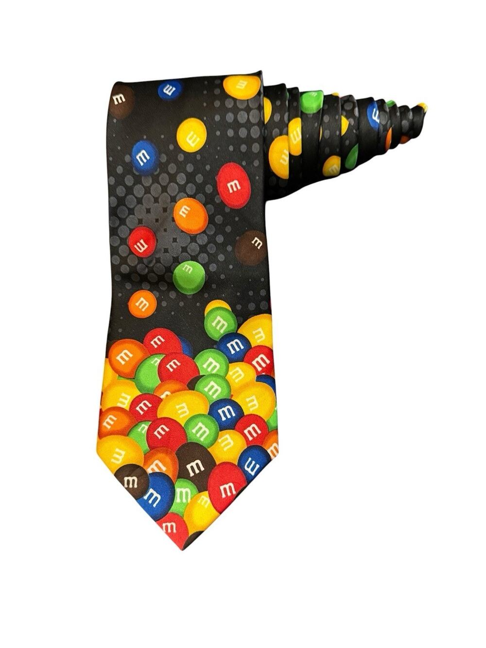 M&m Candies Notary Funny Gag Gift Necktie